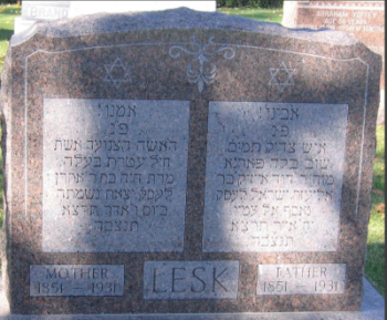 The Lesk's grave