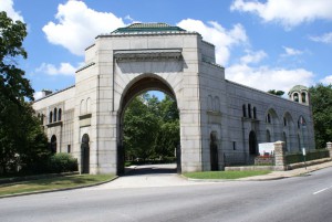 Entrance to Salem Fields Cemetery, Brooklyn, NY